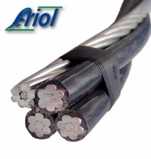 Cable de descarga de servicio Quadruplex