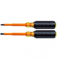 Juego de desarmadores aislados de 4", 2 piezas (Cat. 33532-INS)